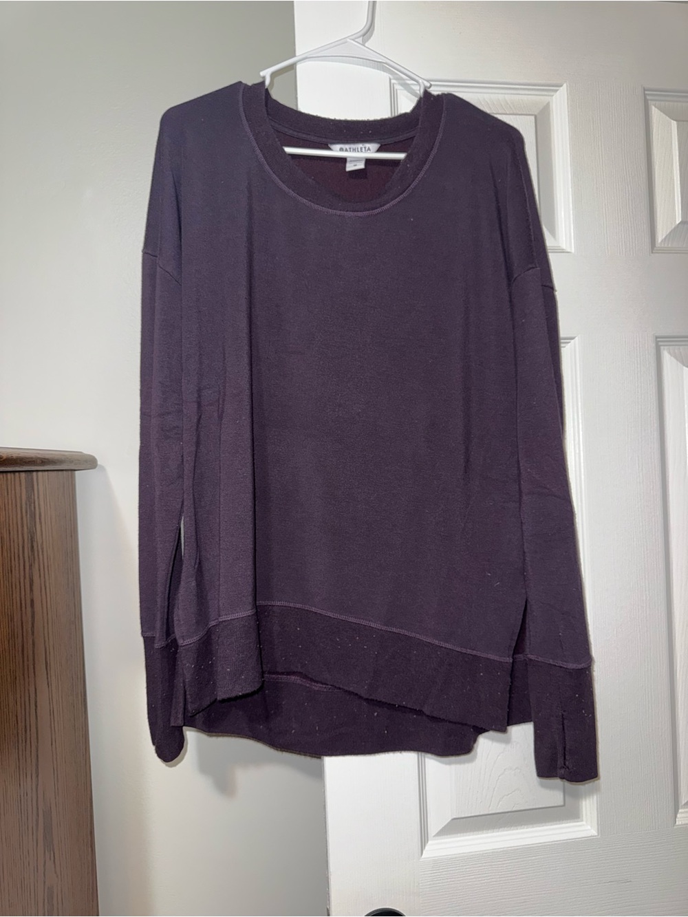 Athleta Women's Crew Pullover - Deep Plum